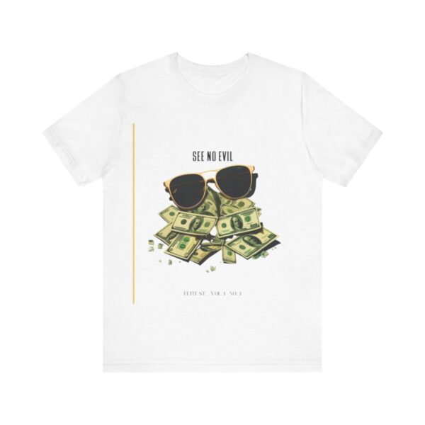 SEE NO EVIL I MONEY TRAVEL STYLE T-SHIRT | CHARGEIT2THAGAME | ELITE ST. - SEASON 1 COLLECTION | The Perfect Gift for Entrepreneurs and Hustlers