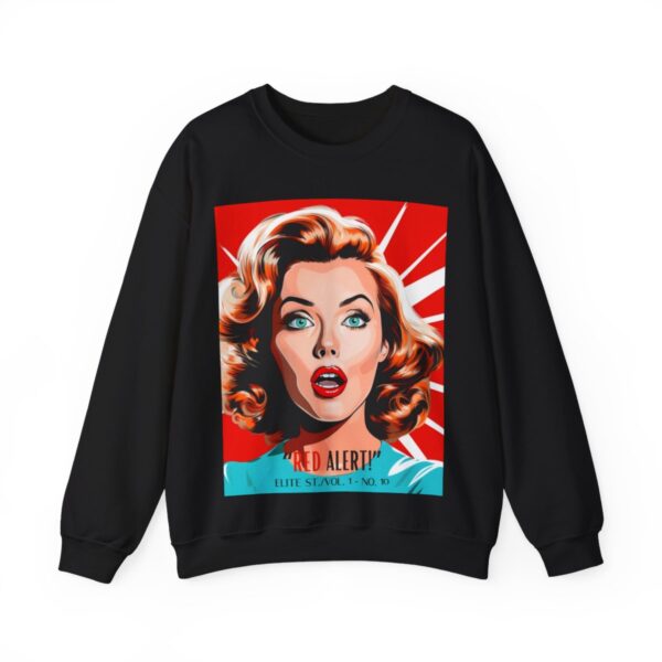 RED ALERT! | THE REDHEAD CLASSIC RETRO THEME STYLE CREWNECK SWEATER | CHARGEIT2THAGAME | ELITE ST. - SEASON 1 COLLECTION | The Perfect Gift for Him or Her