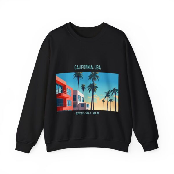 WAVES I SUNNY CALIFORNIA BEACH VACATION THEME STYLE CREWNECK SWEATER  | CHARGEIT2THAGAME | ELITE ST. – SEASON 1 COLLECTION | The Perfect Gift for California Beach Lovers