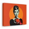 BOO I HALLOWEEN BOO BABE GOTHIC RETRO THEME STYLE CANVAS GALLERY WRAPS (10″ x 8″ / 20″ x 16″ / 24" x 18") I CHARGEIT2THAGAME I ELITE ST. – SEASON 1 COLLECTION I The Perfect Gift for Her - Image 2