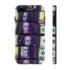 BEN | RETRO PURPLE POP $100 BILL THEME STYLE IPHONE 7, 8, X, 11, 12, 13, 14, 15 CASE | CHARGEIT2THAGAME | ELITE ST. – SEASON 1 COLLECTION | The Perfect Gift for Trendsetters & Money Enthusiasts - Image 2