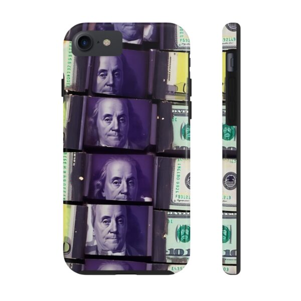 BEN | RETRO PURPLE POP $100 BILL THEME STYLE IPHONE 7, 8, X, 11, 12, 13, 14, 15 CASE | CHARGEIT2THAGAME | ELITE ST. – SEASON 1 COLLECTION | The Perfect Gift for Trendsetters & Money Enthusiasts