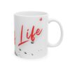 SLICE OF LIFE I GOLF THEME STYLE MUG - 11oz (WHITE CERAMIC FINISH) | CHARGEIT2THAGAME | ELITE ST. – SEASON 1 COLLECTION | The Perfect Gift for Golf Fans and Golfers - Image 4