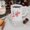 SLICE OF LIFE I GOLF THEME STYLE MUG - 11oz (WHITE CERAMIC FINISH) | CHARGEIT2THAGAME | ELITE ST. – SEASON 1 COLLECTION | The Perfect Gift for Golf Fans and Golfers - Image 5