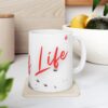 SLICE OF LIFE I GOLF THEME STYLE MUG - 11oz (WHITE CERAMIC FINISH) | CHARGEIT2THAGAME | ELITE ST. – SEASON 1 COLLECTION | The Perfect Gift for Golf Fans and Golfers - Image 8