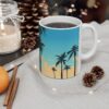 WAVES I SUNNY CALIFORNIA BEACH VACATION THEME STYLE MUG - 11oz (WHITE CERAMIC FINISH) | CHARGEIT2THAGAME | ELITE ST. – SEASON 1 COLLECTION | The Perfect Gift for California Beach Lovers - Image 5