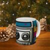 BRING BACK THE RADIO | THE MUSIC HIP-HOP LOVER THEME STYLE MUG - 11oz (WHITE CERAMIC FINISH) | CHARGEIT2THAGAME | ELITE ST. – SEASON 1 COLLECTION | The Perfect Gift for Hip-Hop and Rap Fans - Image 10