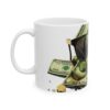 HEAR NO EVIL I MONEY TRAVEL STYLE COFFEE  MUG - 11oz (WHITE CERAMIC FINISH) I CHARGEIT2THAGAME I ELITE ST. - SEASON 1 COLLECTION I The Perfect Gift for Entrepreneurs and Hustlers - Image 3