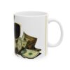 SPEAK NO EVIL I MONEY TRAVEL STYLE COFFEE  MUG - 11oz (WHITE CERAMIC FINISH) I CHARGEIT2THAGAME I ELITE ST. - SEASON 1 COLLECTION I The Perfect Gift for Entrepreneurs and Hustlers - Image 4