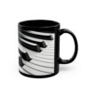 PLAYER | THE PIANO PLAYER MUSICIAN THEME STYLE MUG – 11oz (BLACK CERAMIC FINISH) | CHARGEIT2THAGAME | ELITE ST. – SEASON 1 COLLECTION | The Perfect Gift for a Pianist or Piano Player - Image 2