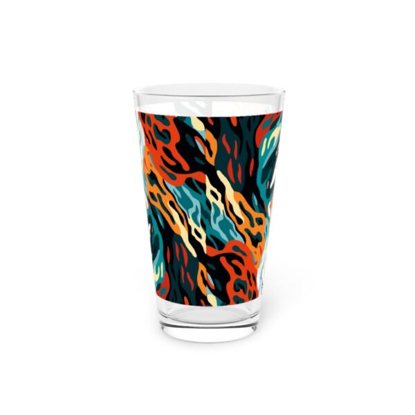 EXOTIC RAINFOREST WILD PACK PINT GLASS | JUNGLE WILDLIFE PARTY CAT THEME STYLE 16OZ GLASS | CHARGEIT2THAGAME | ELITE ST. - SEASON 1 COLLECTION | The Perfect Gift for Nature Lovers and Beverage Enthusiasts