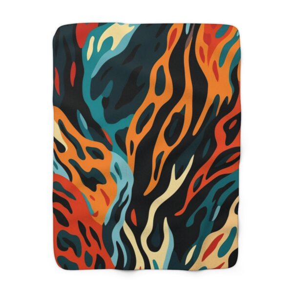 EXOTIC RAINFOREST WILD PACK SHERPA FLEECE BLANKET | JUNGLE WILDLIFE TIGER & FLOWERS THEME | CHARGEIT2THAGAME | ELITE ST. - SEASON 1 COLLECTION | The Perfect Gift for Nature Lovers and Comfort Seekers