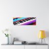 I PLAY I KEYBOARD PLAYER THEME STYLE CANVAS GALLERY WRAPS (36″ x 12″ / 36″ x 24″ / 40″ x 30″ / 48″ x 32″ / 60" x 20") I CHARGEIT2THAGAME I ELITE ST. – SEASON 1 COLLECTION I The Perfect Gift for the Musician, Keyboardist & Keyboard Enthusiast - Image 4