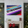 I PLAY I KEYBOARD PLAYER THEME STYLE CANVAS GALLERY WRAPS (36″ x 12″ / 36″ x 24″ / 40″ x 30″ / 48″ x 32″ / 60" x 20") I CHARGEIT2THAGAME I ELITE ST. – SEASON 1 COLLECTION I The Perfect Gift for the Musician, Keyboardist & Keyboard Enthusiast - Image 13