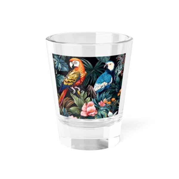 EXOTIC RAINFOREST WILD PACK SHOT GLASS | JUNGLE WILDLIFE PARTY CAT THEME STYLE 1.5OZ GLASS | CHARGEIT2THAGAME | ELITE ST. - SEASON 1 COLLECTION | The Perfect Gift for Nature Lovers and Beverage Enthusiasts