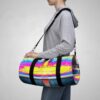 PSYCHEDELIC HALF COURT DUFFEL BAG | BASKETBALL BACKBOARD & HOOP DESIGN | CHARGEIT2THAGAME | ELITE ST. - SEASON 1 COLLECTION | The Perfect Bag for Sports Enthusiasts and Travelers - Image 6