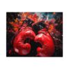 "KO" CLASSIC RENAISSANCE RED BOXING GLOVES JIGSAW PUZZLE | MIDNIGHT BLUE & BLACK BACKDROP | CHARGEIT2THAGAME | ELITE ST. - SEASON 1 COLLECTION | The Perfect Challenge for Puzzle Enthusiasts - Image 10