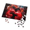 "KO" CLASSIC RENAISSANCE RED BOXING GLOVES JIGSAW PUZZLE | MIDNIGHT BLUE & BLACK BACKDROP | CHARGEIT2THAGAME | ELITE ST. - SEASON 1 COLLECTION | The Perfect Challenge for Puzzle Enthusiasts - Image 8