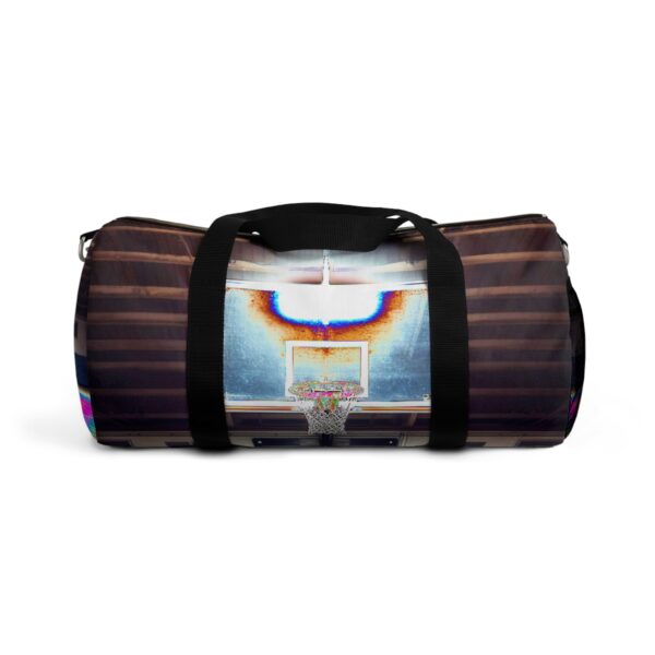 PSYCHEDELIC HALF COURT DUFFEL BAG | BASKETBALL BACKBOARD & HOOP DESIGN | CHARGEIT2THAGAME | ELITE ST. - SEASON 1 COLLECTION | The Perfect Bag for Sports Enthusiasts and Travelers