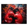 "KO" CLASSIC RENAISSANCE RED BOXING GLOVES JIGSAW PUZZLE | MIDNIGHT BLUE & BLACK BACKDROP | CHARGEIT2THAGAME | ELITE ST. - SEASON 1 COLLECTION | The Perfect Challenge for Puzzle Enthusiasts - Image 4