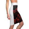 WOMEN'S BLACK PENCIL SKIRT WITH DARK RED ROSES | CHARGEIT2THAGAME | ELITE ST. - SEASON 1 COLLECTION | The Perfect Statement Piece for Any Occasion - Image 7