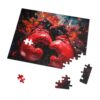 "KO" CLASSIC RENAISSANCE RED BOXING GLOVES JIGSAW PUZZLE | MIDNIGHT BLUE & BLACK BACKDROP | CHARGEIT2THAGAME | ELITE ST. - SEASON 1 COLLECTION | The Perfect Challenge for Puzzle Enthusiasts - Image 14