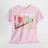 HEART BEHIND BARS T-SHIRT | GRAFFITI CITY WALL ART DESIGN T-SHIRT | CHARGEIT2THAGAME | ELITE ST. - SEASON 1 COLLECTION | The Perfect Blend of Urban Art and Streetwear Fashion - Image 6