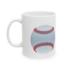 PLAY BALL I BASEBALL DUGOUT DIAMOND PLAYER THEME STYLE MUG - 11oz (WHITE CERAMIC FINISH) | CHARGEIT2THAGAME | ELITE ST. – SEASON 1 COLLECTION | The Perfect Gift for Baseball Fans and Players - Image 4