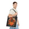 CUSTOM-PRINTED TOTE BAG (AOP) | SPUN POLYESTER WITH DURABLE COTTON HANDLES | CHARGEIT2THAGAME | ELITE ST. - SEASON 1 COLLECTION | The Perfect Accessory for Everyday Style - Image 11