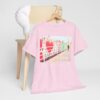 HEART BEHIND BARS T-SHIRT | GRAFFITI CITY WALL ART DESIGN T-SHIRT | CHARGEIT2THAGAME | ELITE ST. - SEASON 1 COLLECTION | The Perfect Blend of Urban Art and Streetwear Fashion - Image 8