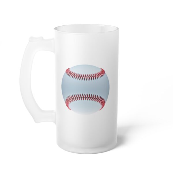 PLAY BALL I BASEBALL PLAYER THEME STYLE MUG - 16oz (FROSTED GLASS FINISH) | CHARGEIT2THAGAME | ELITE ST. – SEASON 1 COLLECTION | The Perfect Gift for Baseball Fans and Players